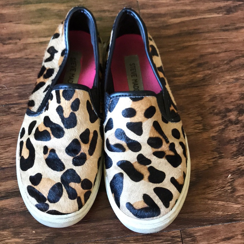 Steve Madden Girls Leopard Shoes
